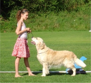 Cecilia & Linus i barn mad hund